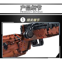 LE YI 82012 SÚNG BẮN TỈA 98K bộ đồ chơi xếp lắp ráp ghép mô hình Military Army Quân Sự Bộ Đội 1206 khối