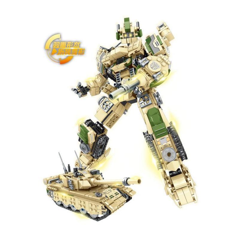 MINGDI LEIBAO K2022 2022 non Lego MECHA GLORY HIỆP SĨ HỔ ĐIÊN bộ đồ chơi xếp lắp ráp ghép mô hình Military Army Quân Sự Bộ Đội 754 khối