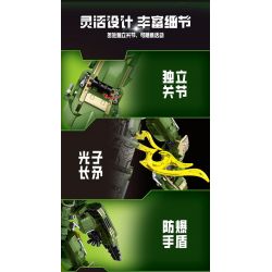 MINGDI LEIBAO K2024 2024 MECHA GLORY HIỆP SĨ NĂNG LƯỢNG bộ đồ chơi xếp lắp ráp ghép mô hình Military Army Quân Sự Bộ Đội 721 khối