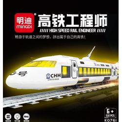 MINGDI LEIBAO K0761 0761 KỸ SƯ ĐƯỜNG SẮT CAO TỐC bộ đồ chơi xếp lắp ráp ghép mô hình City HIGH SPEED RAIL ENGINEER Thành Phố 510 khối