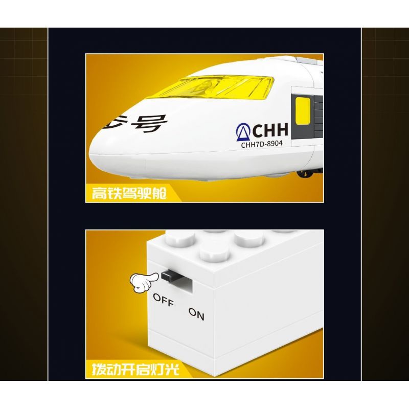 MINGDI LEIBAO K0761 0761 KỸ SƯ ĐƯỜNG SẮT CAO TỐC bộ đồ chơi xếp lắp ráp ghép mô hình City HIGH SPEED RAIL ENGINEER Thành Phố 510 khối