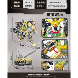 MINGDI LEIBAO K3009 3009 XE TĂNG ZTZ-96 bộ đồ chơi xếp lắp ráp ghép mô hình Military Army Quân Sự Bộ Đội 863 khối