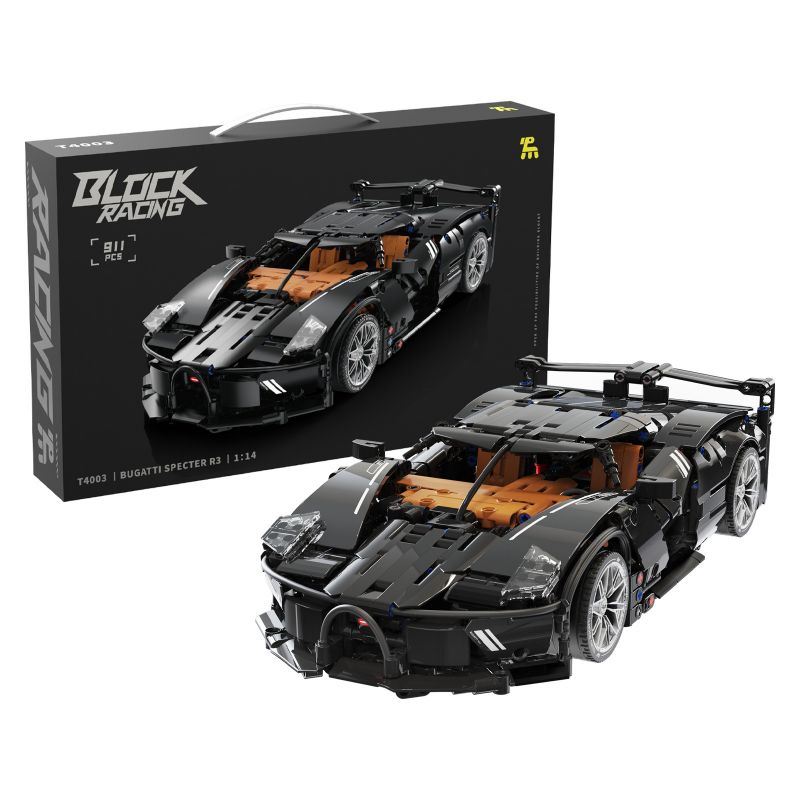TAKUKI T4003 4003 non  XE THỂ THAO SHADOW R3 1:14 tỷ lệ 1:14 bộ đồ chơi xếp lắp ráp ghép mô hình  BUGATTI SPECTER R3 Kỹ Thuật Công Nghệ Cao Mô Hình Phương Tiện 911 khối