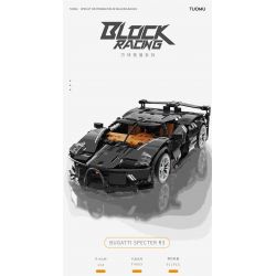 TAKUGI T4003 4003 XE THỂ THAO SHADOW R3 1:14 tỷ lệ 1:14 bộ đồ chơi xếp lắp ráp ghép mô hình Technic BUGATTI SPECTER R3 Kỹ Thuật Công Nghệ Cao Mô Hình Phương Tiện 911 khối