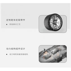 TAKUGI T4003 4003 XE THỂ THAO SHADOW R3 1:14 tỷ lệ 1:14 bộ đồ chơi xếp lắp ráp ghép mô hình Technic BUGATTI SPECTER R3 Kỹ Thuật Công Nghệ Cao Mô Hình Phương Tiện 911 khối