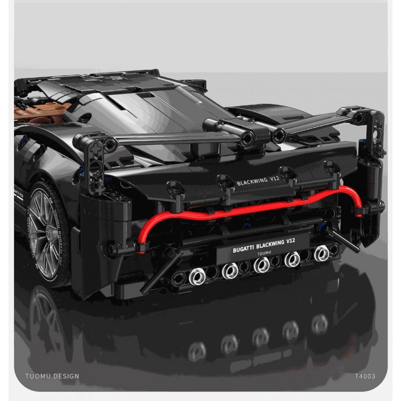 TAKUGI T4003 4003 XE THỂ THAO SHADOW R3 1:14 tỷ lệ 1:14 bộ đồ chơi xếp lắp ráp ghép mô hình Technic BUGATTI SPECTER R3 Kỹ Thuật Công Nghệ Cao Mô Hình Phương Tiện 911 khối