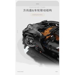 TAKUGI T4003 4003 XE THỂ THAO SHADOW R3 1:14 tỷ lệ 1:14 bộ đồ chơi xếp lắp ráp ghép mô hình Technic BUGATTI SPECTER R3 Kỹ Thuật Công Nghệ Cao Mô Hình Phương Tiện 911 khối