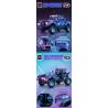GBL KY1122 1122 XE BÁN TẢI WILDERNESS RAPTOR HAI BIẾN THỂ bộ đồ chơi xếp lắp ráp ghép mô hình Technic Kỹ Thuật Công Nghệ Cao Mô Hình Phương Tiện 1689 khối