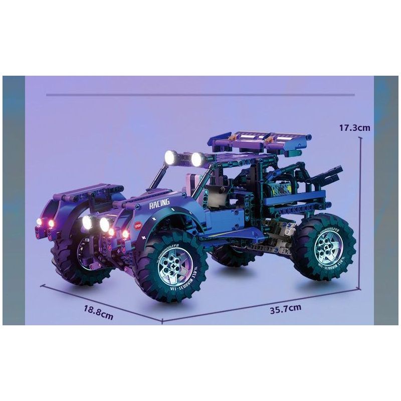 GBL KY1122 1122 XE BÁN TẢI WILDERNESS RAPTOR HAI BIẾN THỂ bộ đồ chơi xếp lắp ráp ghép mô hình Technic Kỹ Thuật Công Nghệ Cao Mô Hình Phương Tiện 1689 khối