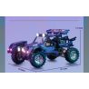GBL KY1122 1122 XE BÁN TẢI WILDERNESS RAPTOR HAI BIẾN THỂ bộ đồ chơi xếp lắp ráp ghép mô hình Technic Kỹ Thuật Công Nghệ Cao Mô Hình Phương Tiện 1689 khối
