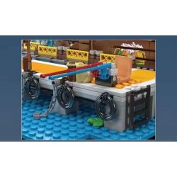 MouldKing 10108 Mould King 10108 KHÁCH SẠN MARINA bộ đồ chơi xếp lắp ráp ghép mô hình City DOCKSIDE TAVERN Thành Phố 842 khối