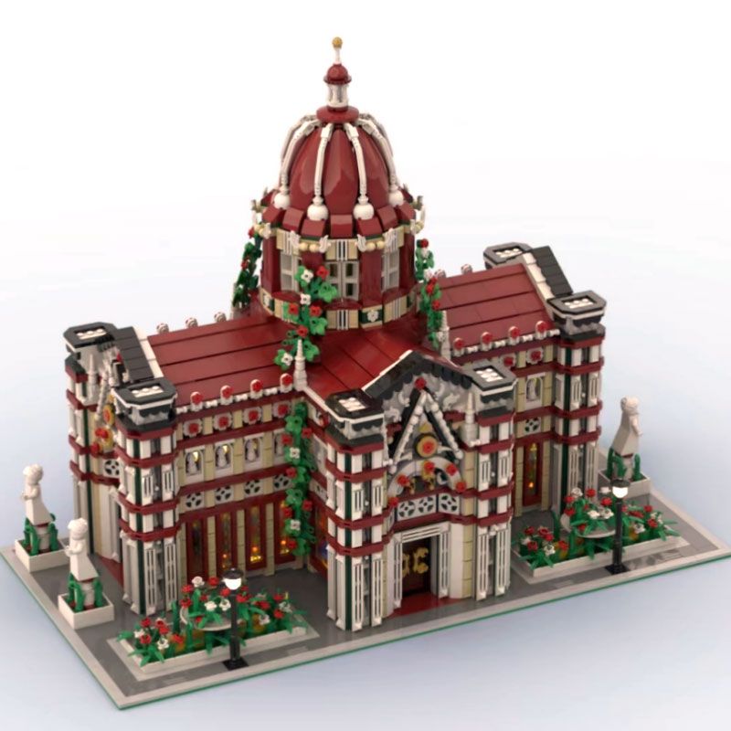 BAKA TECHNOLOGY 33233 non Lego NHÀ THỜ SANTA MARIA bộ đồ chơi xếp lắp ráp ghép mô hình Creator CATHEDRAL OF SANTA MARIA DEL FIORE Sáng Tạo 6800 khối