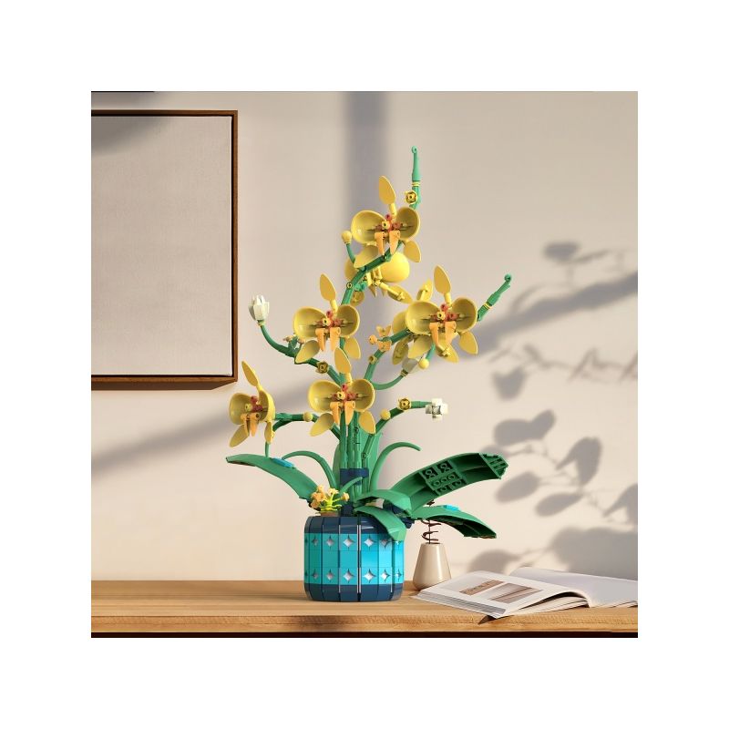 BAKA TECHNOLOGY 33800 PHONG LAN bộ đồ chơi xếp lắp ráp ghép mô hình Creator ORCHID Sáng Tạo 1110 khối