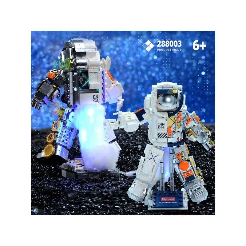 TAKUKI T6001 6001 non Lego PHI HÀNH GIA bộ đồ chơi xếp lắp ráp ghép mô hình ASTRONAUT 667 khối