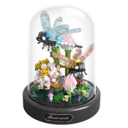 BALODY 16378 CON CHUỒN bộ đồ chơi xếp lắp ráp ghép mô hình INSECTS 500 khối