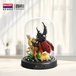 BALODY 16380 CON KỲ LÂN bộ đồ chơi xếp lắp ráp ghép mô hình INSECTS 569 khối