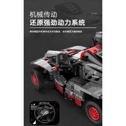 RASTAR 92700 92710 AUDI RS Q E-TRON 1:14 tỷ lệ 1:14 bộ đồ chơi xếp lắp ráp ghép mô hình Technic Kỹ Thuật Công Nghệ Cao Mô Hình Phương Tiện 1432 khối