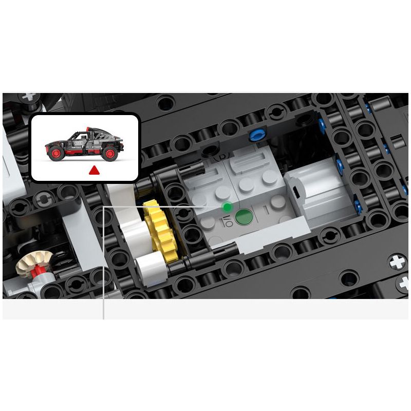 RASTAR 92700 92710 AUDI RS Q E-TRON 1:14 tỷ lệ 1:14 bộ đồ chơi xếp lắp ráp ghép mô hình Technic Kỹ Thuật Công Nghệ Cao Mô Hình Phương Tiện 1432 khối