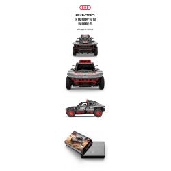 RASTAR 92700 92710 AUDI RS Q E-TRON 1:14 tỷ lệ 1:14 bộ đồ chơi xếp lắp ráp ghép mô hình Technic Kỹ Thuật Công Nghệ Cao Mô Hình Phương Tiện 1432 khối