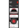 RASTAR 92700 92710 AUDI RS Q E-TRON 1:14 tỷ lệ 1:14 bộ đồ chơi xếp lắp ráp ghép mô hình Technic Kỹ Thuật Công Nghệ Cao Mô Hình Phương Tiện 1432 khối