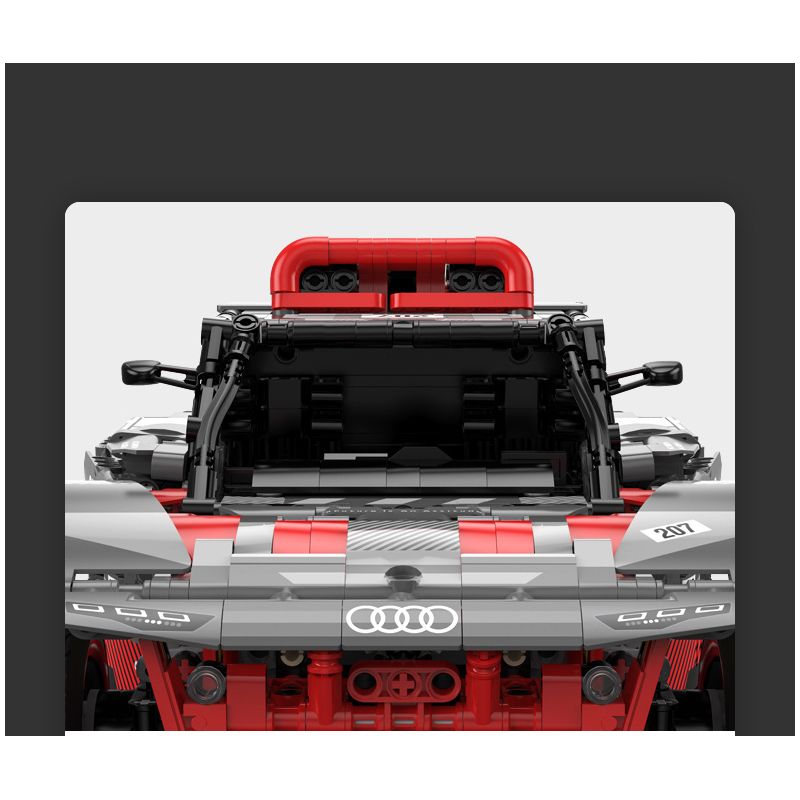 RASTAR 92700 92710 AUDI RS Q E-TRON 1:14 tỷ lệ 1:14 bộ đồ chơi xếp lắp ráp ghép mô hình Technic Kỹ Thuật Công Nghệ Cao Mô Hình Phương Tiện 1432 khối