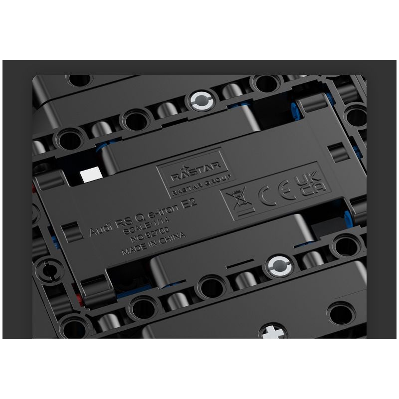 RASTAR 92700 92710 AUDI RS Q E-TRON 1:14 tỷ lệ 1:14 bộ đồ chơi xếp lắp ráp ghép mô hình Technic Kỹ Thuật Công Nghệ Cao Mô Hình Phương Tiện 1432 khối