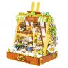 INBRIXX 881304 GẤU BÔNG VẼ TRANH BẰNG HOA bộ đồ chơi xếp lắp ráp ghép mô hình TEDDY 1685 khối