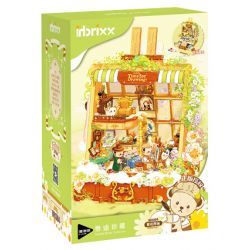 INBRIXX 881304 GẤU BÔNG VẼ TRANH BẰNG HOA bộ đồ chơi xếp lắp ráp ghép mô hình TEDDY 1685 khối