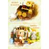 INBRIXX 881304 GẤU BÔNG VẼ TRANH BẰNG HOA bộ đồ chơi xếp lắp ráp ghép mô hình TEDDY 1685 khối