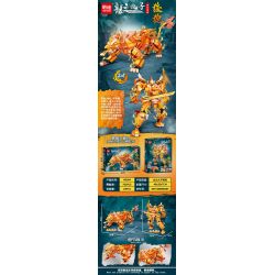 MINGDI LEIBAO K0984 0984 CHÍN ĐỨA CON TRAI CỦA RỒNG SUANNI bộ đồ chơi xếp lắp ráp ghép mô hình 761 khối