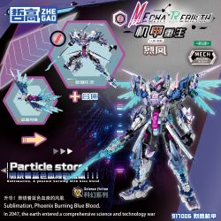 ZHEGAO 917006 MECHA REBORN GALE bộ đồ chơi xếp lắp ráp ghép mô hình MECHA REBIRTH 1046 khối