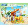 ZHEGAO 923010 RỪNG THÚ CƯNG CẮM TRẠI BÃI BIỂN MÙA HÈ THIÊN ĐƯỜNG bộ đồ chơi xếp lắp ráp ghép mô hình Girl MECHA REBIRTH Con Gái 385 khối