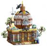 MorkModel 020202 Mork Model 020202 CỬA HÀNG MA THUẬT STEAMPUNK bộ đồ chơi xếp lắp ráp ghép mô hình Creator STEAMPUNK MAGIC SHOP Sáng Tạo 1842 khối