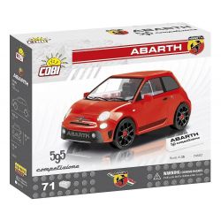 COBI 24601 20502 XE ĐỘ ABARTH 595 tỷ lệ 1:35 bộ đồ chơi xếp lắp ráp ghép mô hình Racers ABARTH 595 COMPETIZIONE Đua Tốc Độ 71 khối