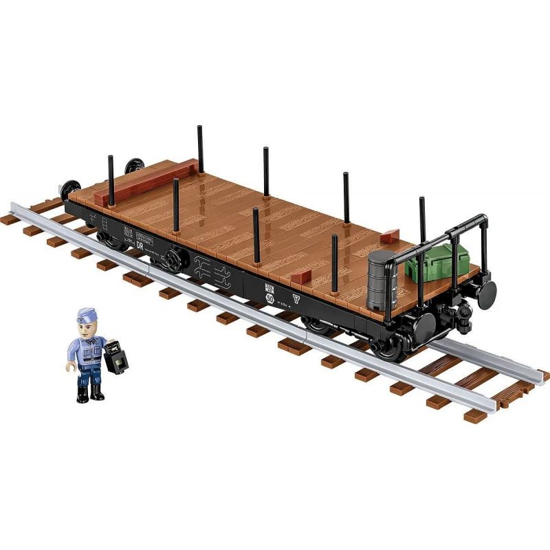 COBI 6284 XE TẢI SÀN HẠNG NẶNG LOẠI SSYS bộ đồ chơi xếp lắp ráp ghép mô hình City Thành Phố 424 khối