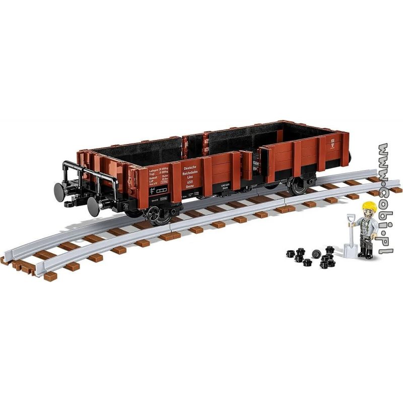 COBI 6285 non Lego TOA XE CHỞ HÀNG LOẠI OMMR 32 "LINZ" bộ đồ chơi xếp lắp ráp ghép mô hình City Thành Phố 584 khối