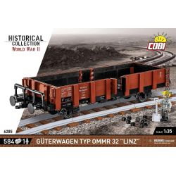 COBI 6285 TOA XE CHỞ HÀNG LOẠI OMMR 32 "LINZ" bộ đồ chơi xếp lắp ráp ghép mô hình City Thành Phố 584 khối