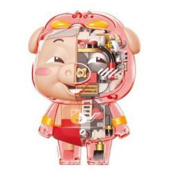 JAKI JK6807 6807 JK6808 6808 CƠ THỂ TỪ TÍNH LỢN bộ đồ chơi xếp lắp ráp ghép mô hình Movie & Game GGBOND Phim Và Trò Chơi