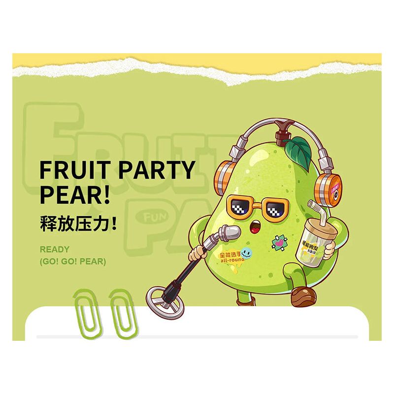 LOZ 8848 TIỆC TRÁI CÂY HI SING LITTLE DUCK PEAR bộ đồ chơi xếp lắp ráp ghép mô hình FRUIT PARTY