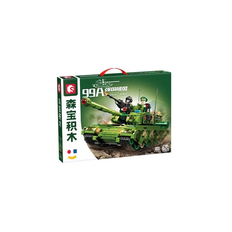 SEMBO 203173 LÍNH TRUNG QUỐC XE TĂNG CHIẾN ĐẤU CHỦ LỰC 99A bộ đồ chơi xếp lắp ráp ghép mô hình Military Army Quân Sự Bộ Đội 1044 khối