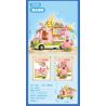 SEMBO 612218 SPONGEBOB SQUAREPANTS KEM NGỌT NGÀO bộ đồ chơi xếp lắp ráp ghép mô hình Movie & Game Phim Và Trò Chơi 410 khối