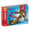 SEMBO 712058 CÔNG NGHIỆP NẶNG SANY CẦN CẨU XE TẢI HAI BIẾN bộ đồ chơi xếp lắp ráp ghép mô hình City Thành Phố 752 khối