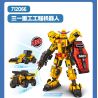 SEMBO 712066 CÔNG NGHIỆP NẶNG SANY ROBOT KỸ THUẬT bộ đồ chơi xếp lắp ráp ghép mô hình City Thành Phố 316 khối