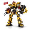 SEMBO 712060 712061 712062 712063 712064 712065 CÔNG NGHIỆP NẶNG SANY ROBOT KỸ THUẬT bộ đồ chơi xếp lắp ráp ghép mô hình City 6IN1 SANY ENGINEERING ROBOT Thành Phố 582 khối