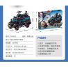 SEMBO 104302 CHIẾN DỊCH BLACK HAWK XE CHỐNG BẠO ĐỘNG BỌC THÉP SABRETOOTH bộ đồ chơi xếp lắp ráp ghép mô hình City Thành Phố 721 khối