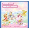 SEMBO 615068 THIÊN ĐƯỜNG TRÁNG MIỆNG CANDY PLANET CỐC NGỌT NGÀO XOÁY bộ đồ chơi xếp lắp ráp ghép mô hình 244 khối