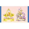 SEMBO 615071 CÔNG VIÊN TRÁNG MIỆNG CANDY PLANET ĐƯỜNG TRƯỢT KẸO PHA LÊ bộ đồ chơi xếp lắp ráp ghép mô hình 221 khối