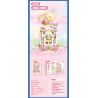 SEMBO 615084 VÙNG ĐẤT TRÁNG MIỆNG CANDY PLANET BÁNH KẸO CÔNG CHÚA bộ đồ chơi xếp lắp ráp ghép mô hình 395 khối