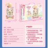SEMBO 615084 VÙNG ĐẤT TRÁNG MIỆNG CANDY PLANET BÁNH KẸO CÔNG CHÚA bộ đồ chơi xếp lắp ráp ghép mô hình 395 khối