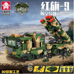 LE YI 81018 TÊN LỬA PHÒNG KHÔNG HONGQI-9 bộ đồ chơi xếp lắp ráp ghép mô hình Military Army HQ-9 ANTI-AIRCRAFT MISSILES SYSTEM Quân Sự Bộ Đội 638 khối